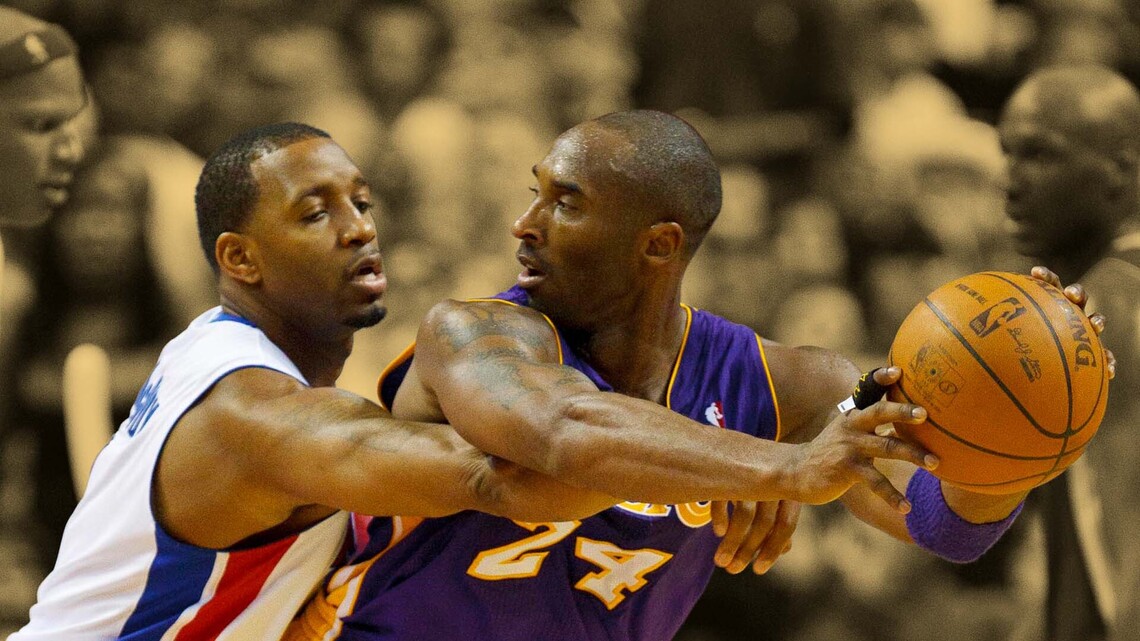 Kwame Brown urges Tracy McGrady to stop putting himself in Kobe Bryant's category: "You know you didn't put that type of ground" 