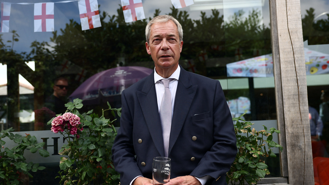 British police investigate donations to Farage's Reform party
