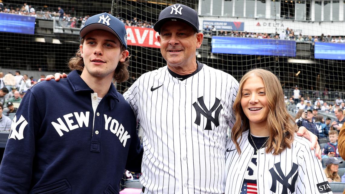 Team USA's Jack Hughes Shows Off New Teeth at Yankee Stadium Opening Day 