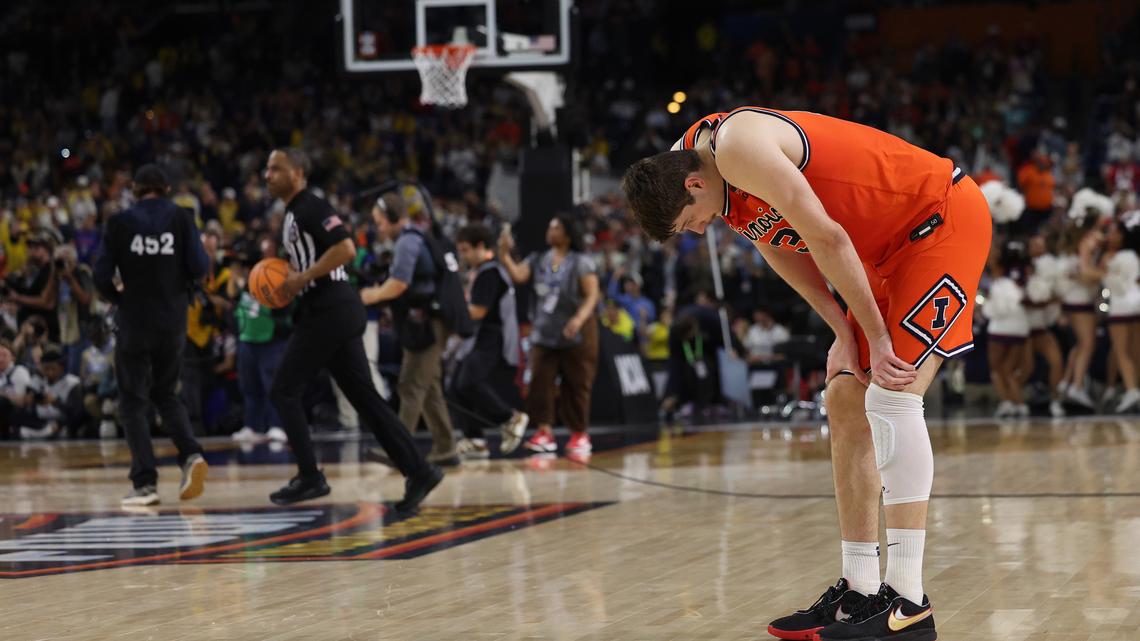 Illinois rally falls short in 71-62 semifinal loss to UConn, ending Illini's Final Four party early 