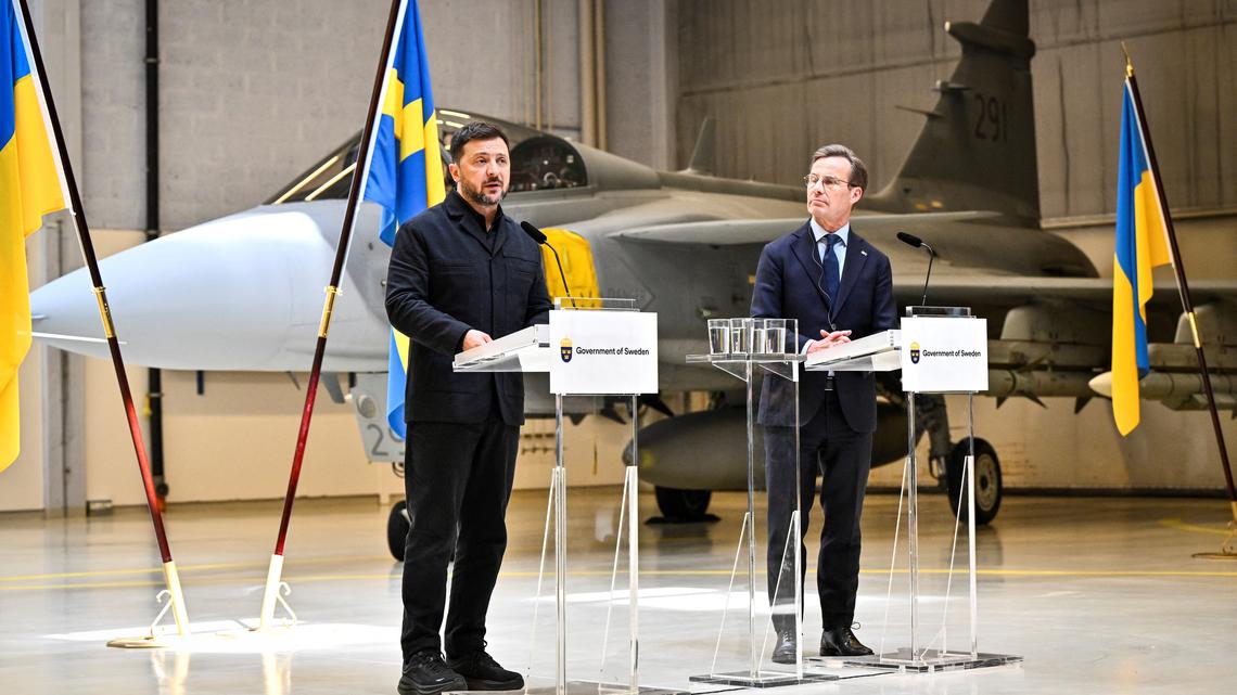 Ukraine to buy 20 new Gripen jets, Sweden to donate older jets sooner 