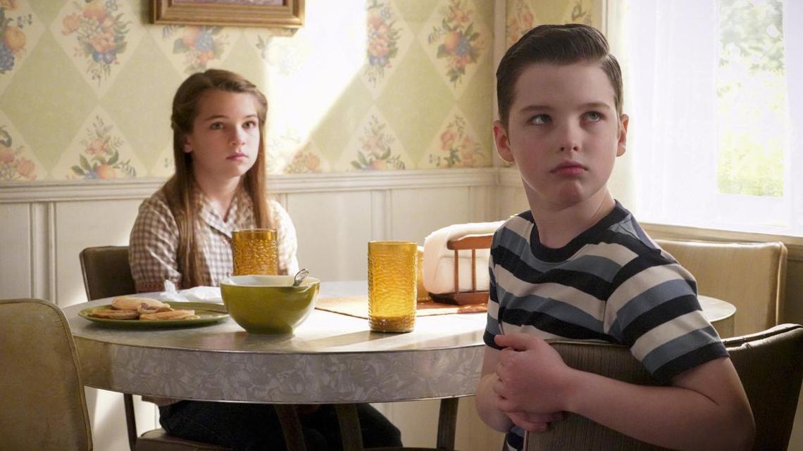 Raegan Revord and Iain Armitage in ‘Young Sheldon’Courtesy of the Everett Collection