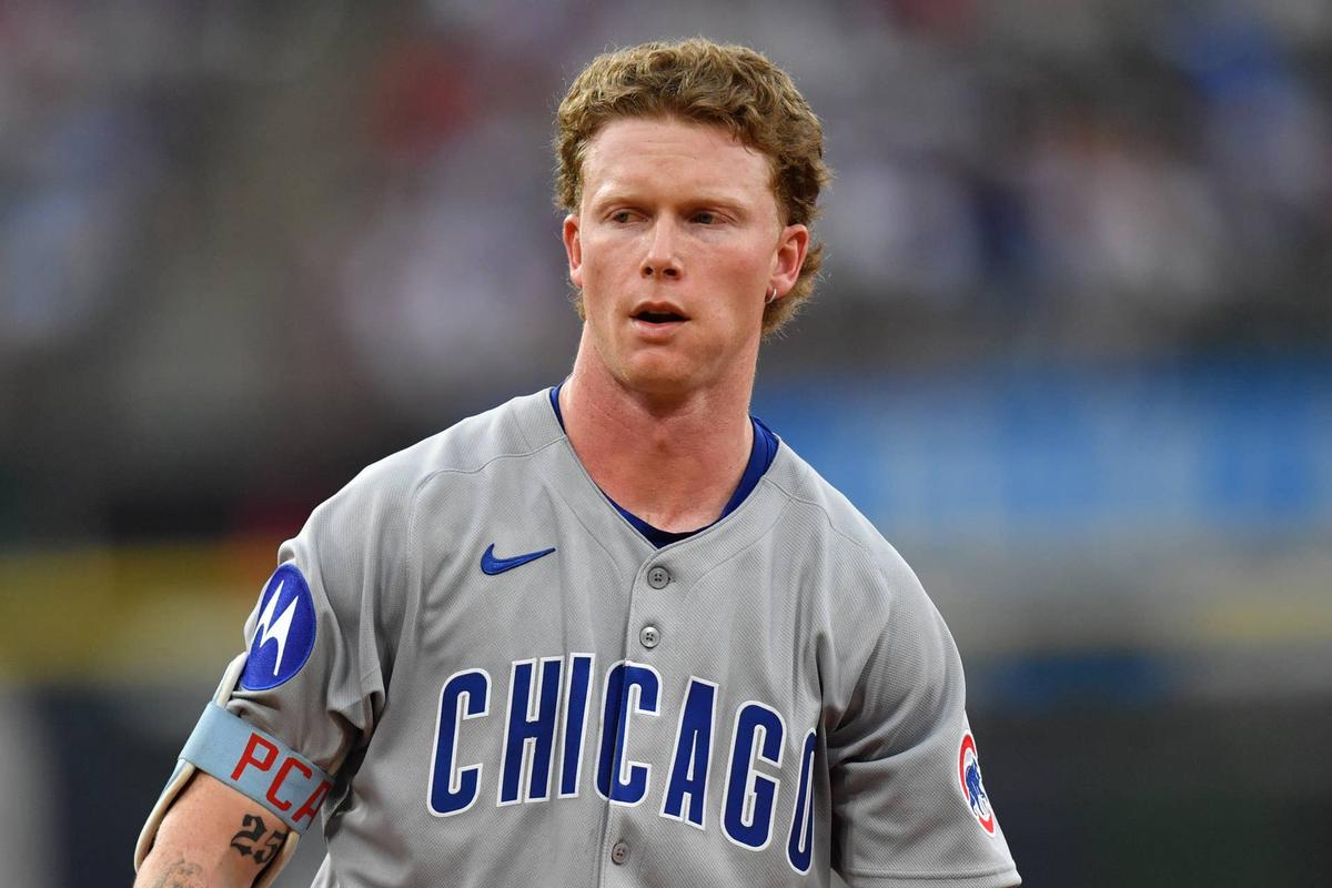  Chicago Cubs center fielder Pete Crow-Armstrong (4). © Patrick Gorski-Imagn Images