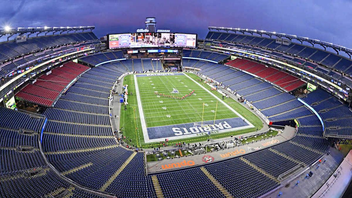  Nov 13, 2025; Foxborough, Massachusetts, USA; A general view of the stadium before the game between New York Jets and New England Patriots at Gillette Stadium. Mandatory Credit: Eric Canha-Imagn Images | Eric Canha-Imagn Images 