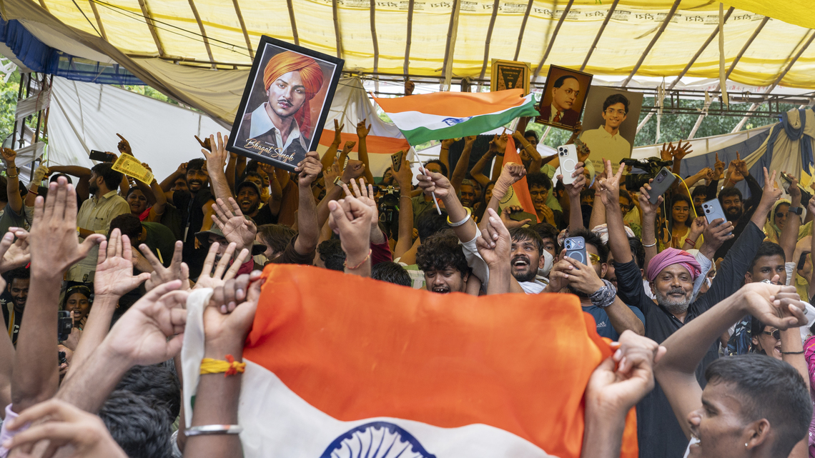 India's 'cockroach' protesters declare rare victory over government