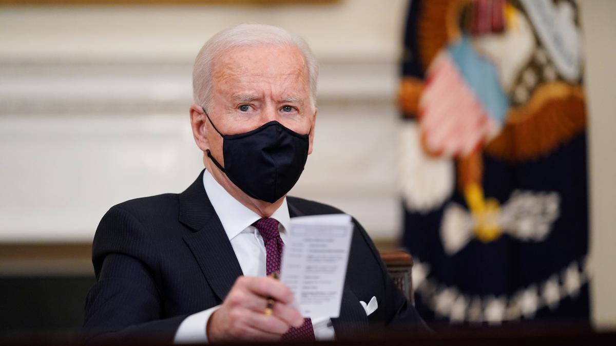 El presidente Joe Biden en la Casa Blanca en Washington el 5 de marzo del 2021. (AP Photo/Patrick Semansky, File)