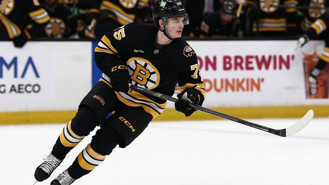 Bruins sign F Lukas Reichel to 1-year extension 