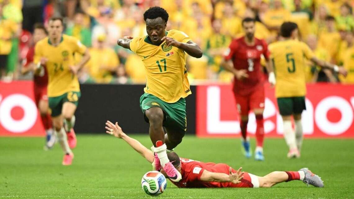 Australia scores twice against run of play, blanks Turkey in opener 