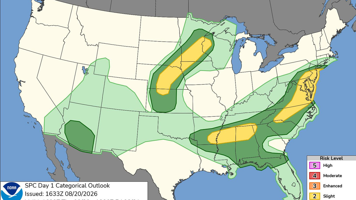 Flash flooding threat targets 32M including NYC, Philadelphia