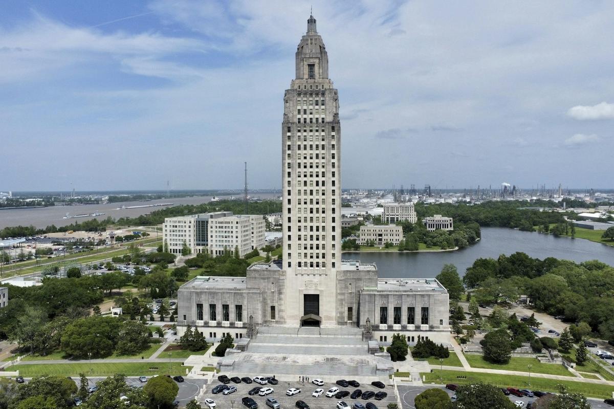  The Louisiana state Capitol in Baton Rouge. AP Photo/Stephen Smith 