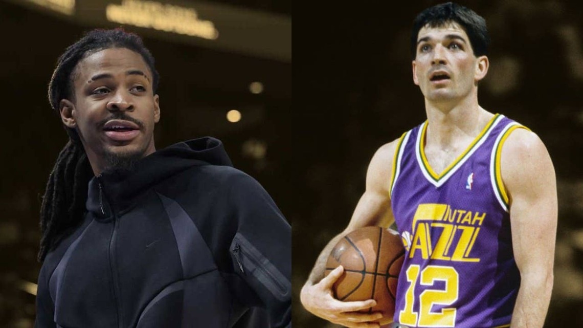 "Running circles around...he gon' be jumping over Stockton" - Patrick Beverley would pick Ja Morant overJohn Stockton 