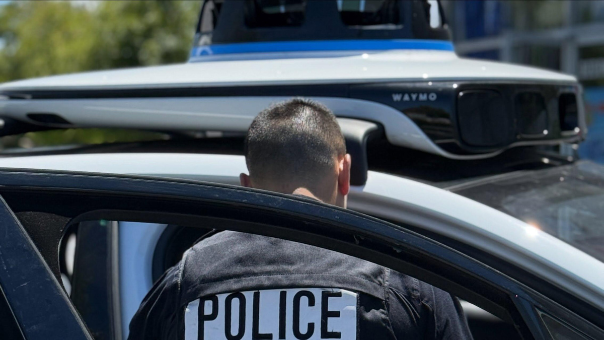 San Mateo Police Department detained two teenagers in Northern California after a Waymo representative reported the teens were shooting water beads from a toy gun out of the vehicle, on Monday, July 6, 2026, in San Mateo, CA.