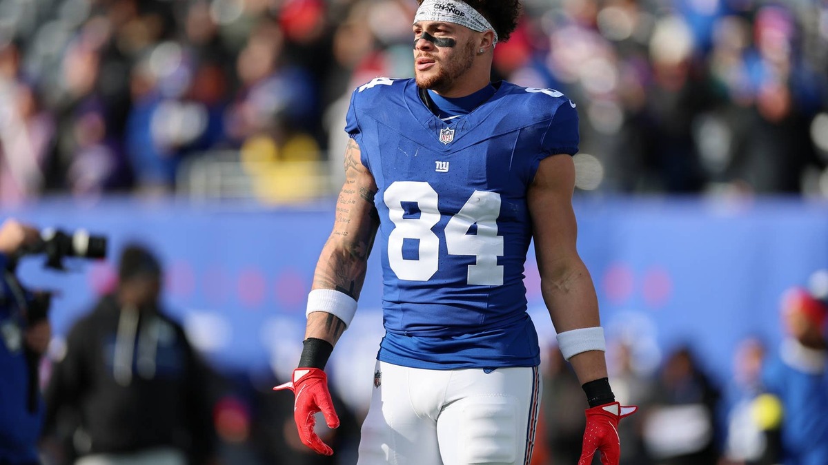 Giants Make Decision on TE Theo Johnson for Week 7