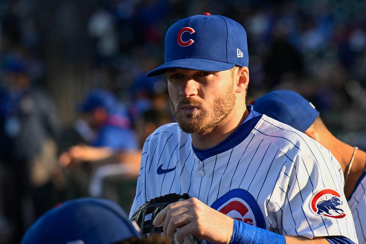  Chicago Cubs outfielder Ian Happ (8) Matt Marton-Imagn Images