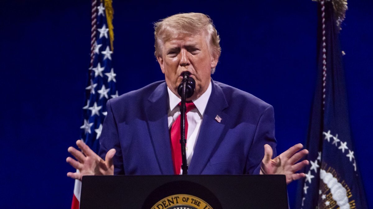 President Donald Trump called the United States’ 250 years an “unmatched achievement” during his Fourth of July speech in Washington, D.C., on Saturday. Photo by Jim Lo Scalzo/UPI