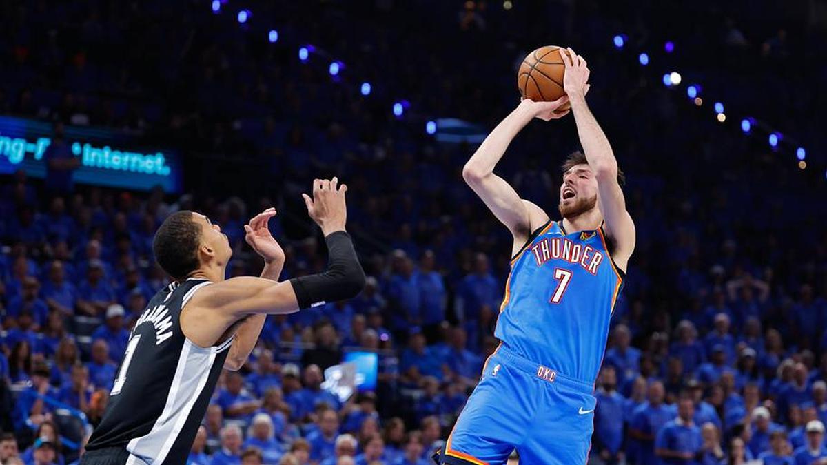  The Thunder will need much more from center Chet Holmgren on both sides of the floor against Victor Wembanyama to pull out a series victory against the Spurs. | Alonzo Adams-Imagn Images 