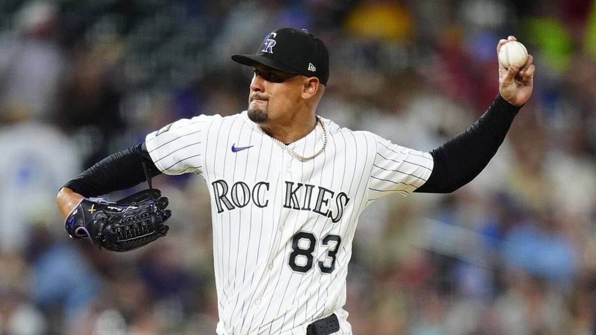  Brennan Bernardino, 34, has managed to stay productive at high altitude with the Rockies. | Ron Chenoy-Imagn Images 