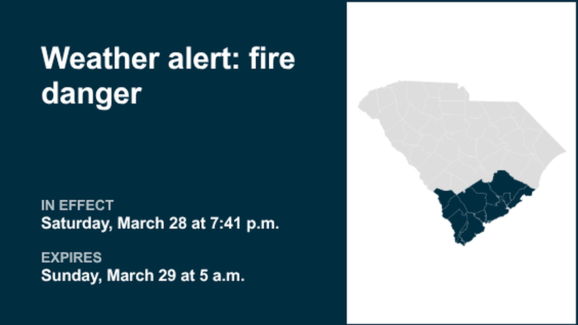 UPDATE: Anticipate fire danger in Lowcountry until Sunday afternoon 