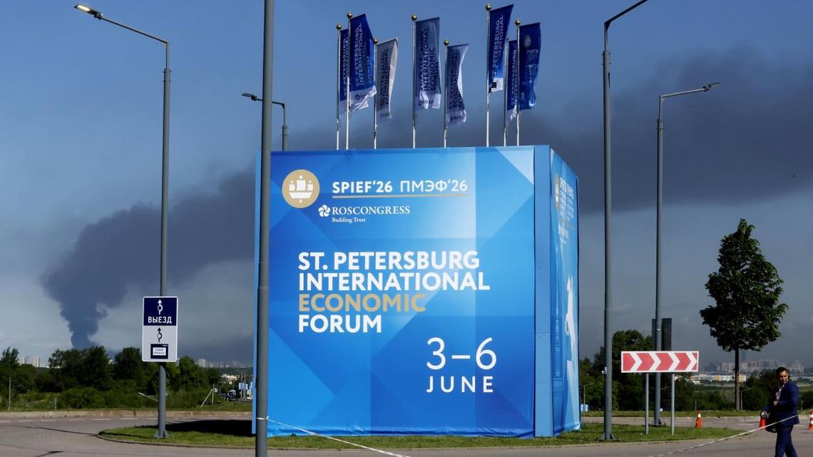 Ukrainian drone strikes on St. Petersburg upset flagship business forum 