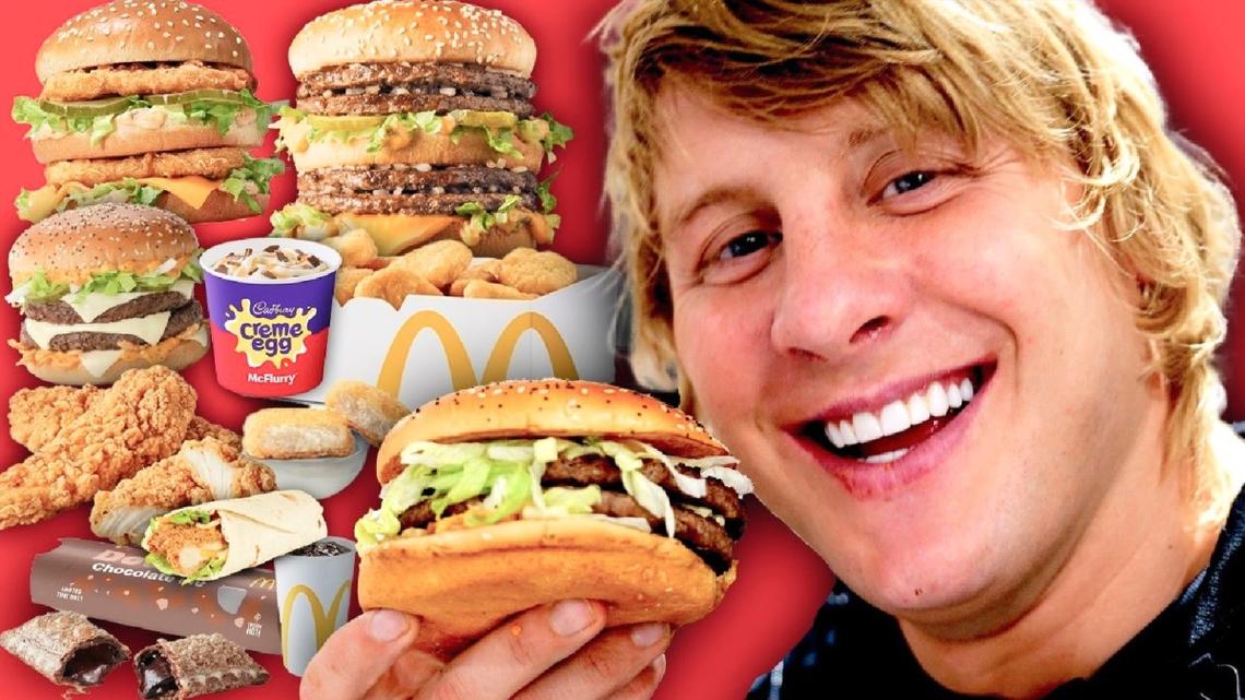Paddy Pimblett orders every McDonald's menu item 