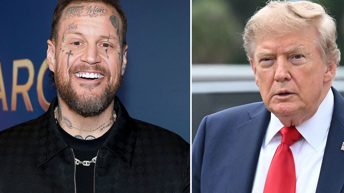 Jelly Roll Calls President Donald Trump a ‘Fat Pig' During Late-Night Monologue 