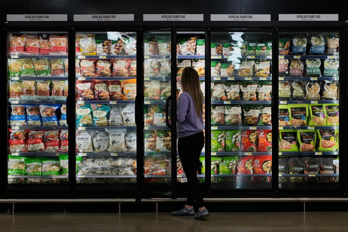  A shopper at a grocery store in Schaumburg, Illinois, on May 14, 2026. 