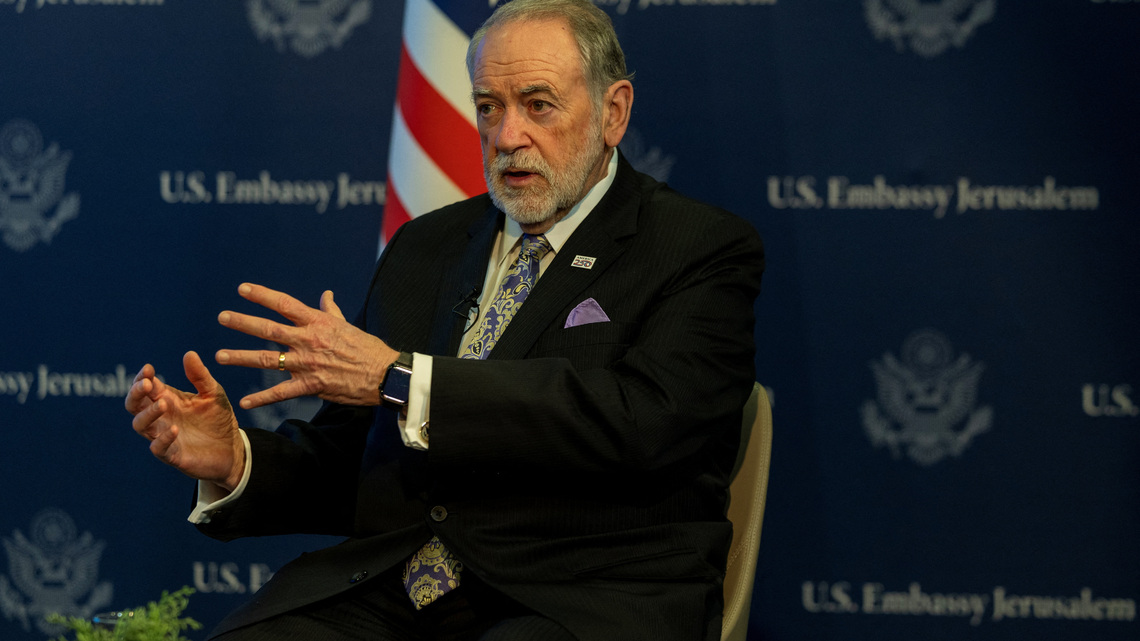 US envoy Huckabee tells Israeli settlers not to take Palestinian Americans' land 