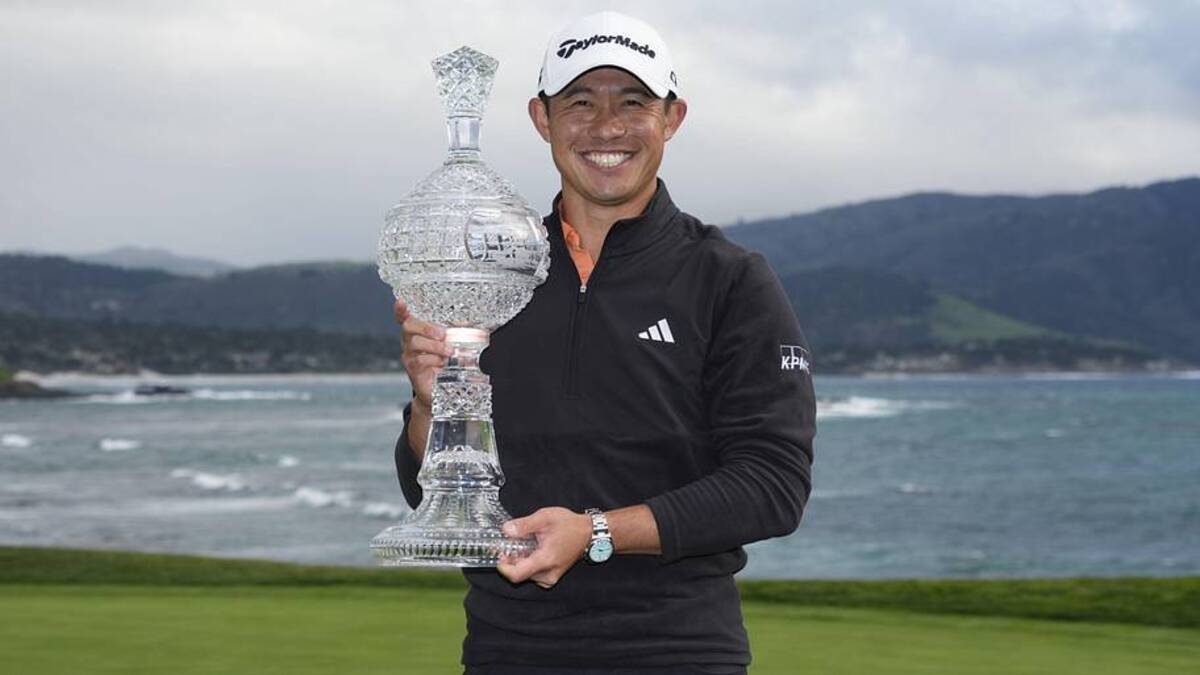  Collin Morikawa won the 2026 AT&T Pebble Beach Pro-Am in February. | Kyle Terada-Imagn Images 