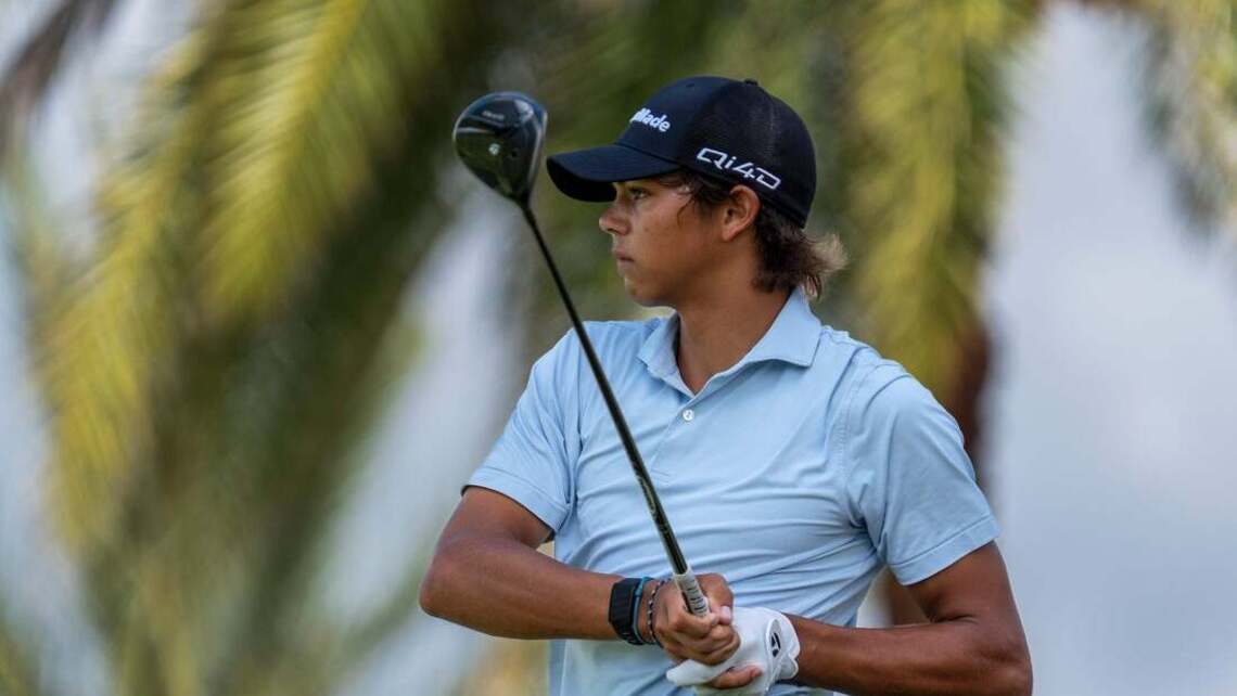 Charlie Woods produces strong second round, makes cut at Junior PGA 
