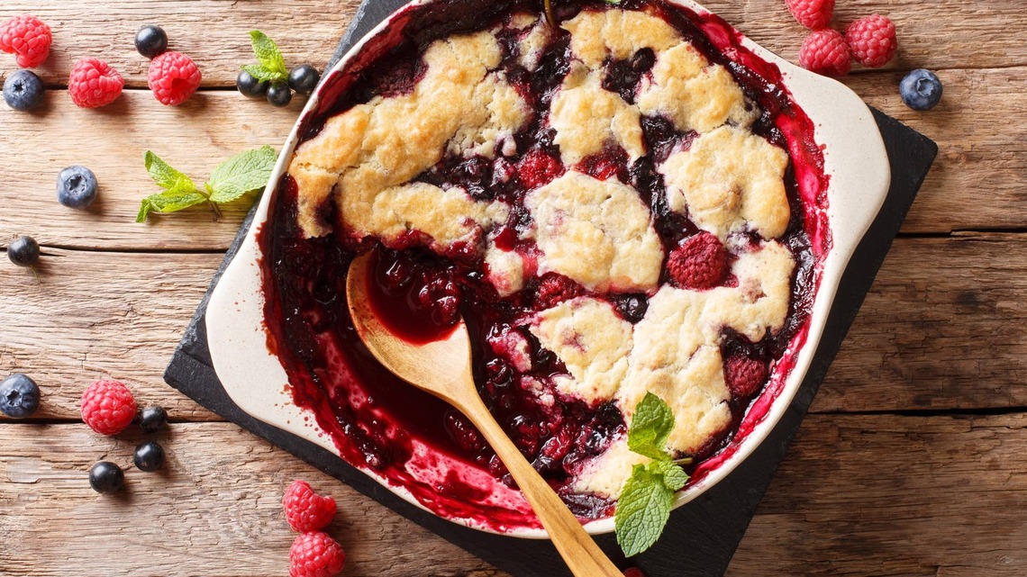 I Tried the Viral 2-Ingredient Berry Cobbler-and It's the Easiest Summer Dessert Ever 