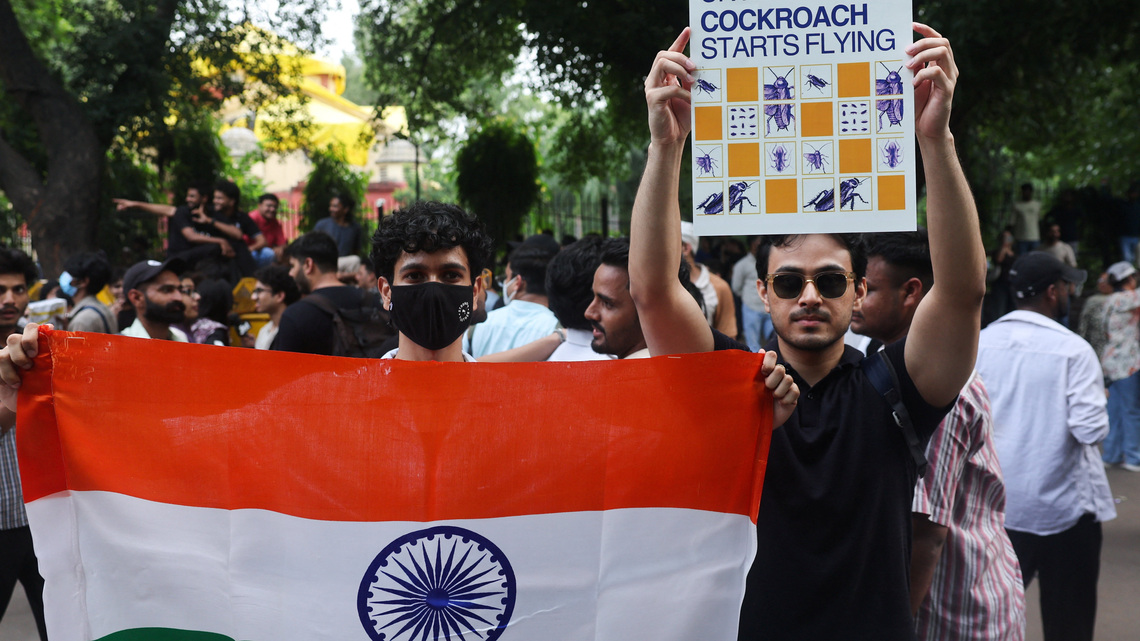 India's top court orders no coercive action against youth protesters and release of minors, media reports say 