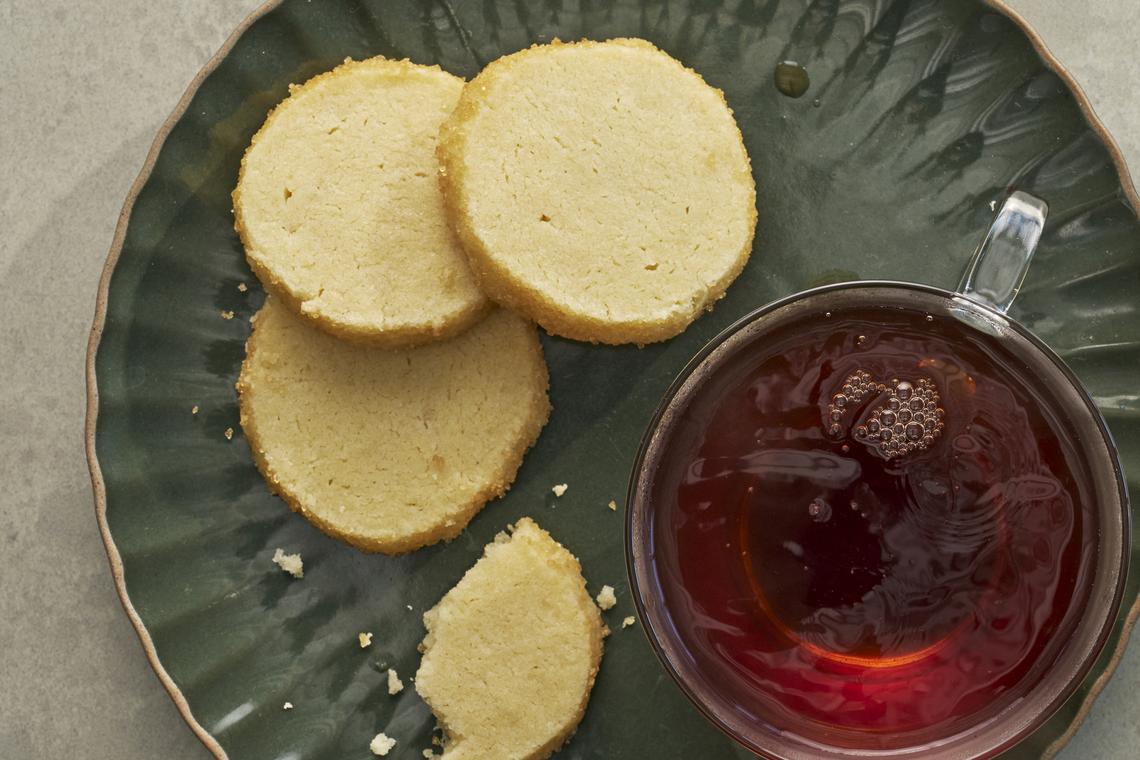 Highlander shortbreads. Flour, salt, butter, sugar: That's all you need for a lovely afternoon snack. Food styled by Barrett Washburne. (Andrew Bui/The New York Times)