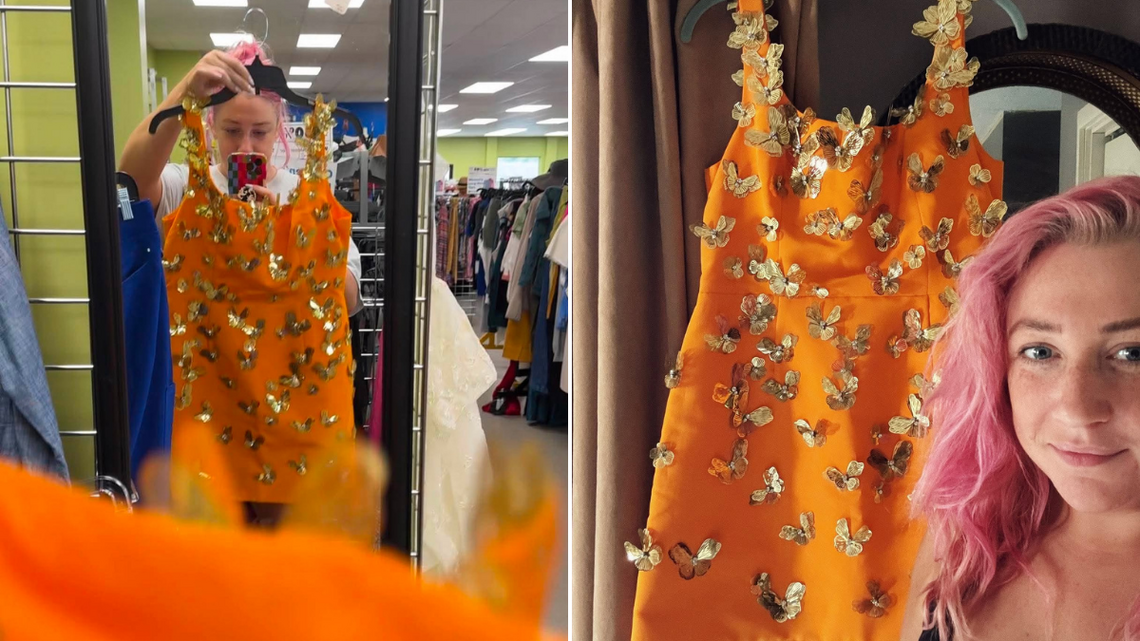 Woman Thrifts Dress for $14.99-Everything Changes When She Sees the Label 
