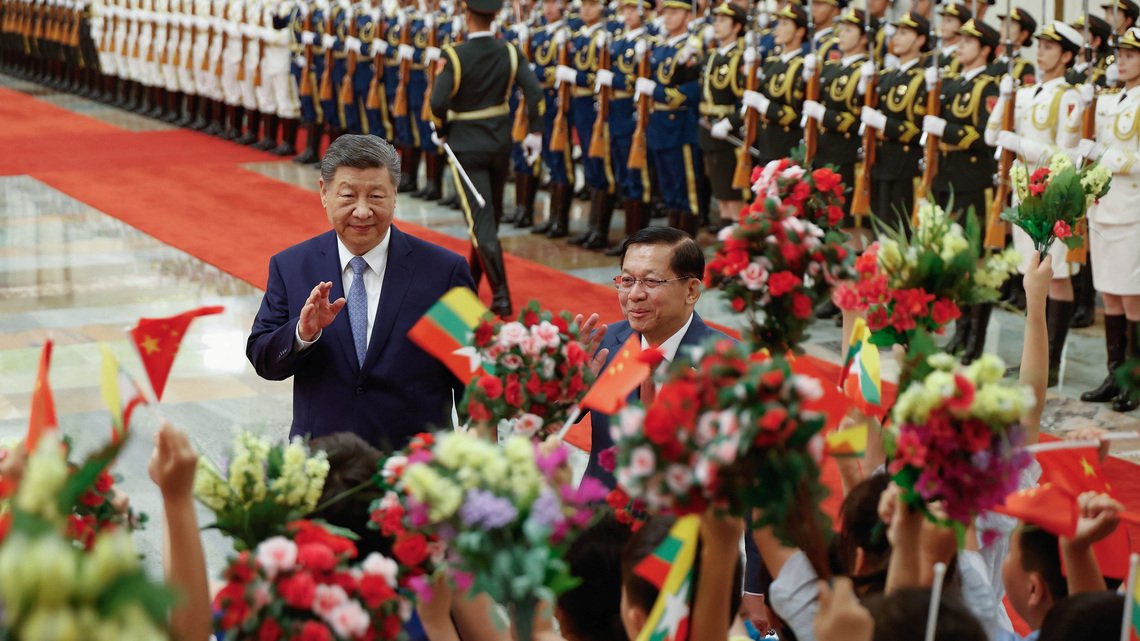 China embraces Myanmar's president as former junta chief seeks legitimacy 