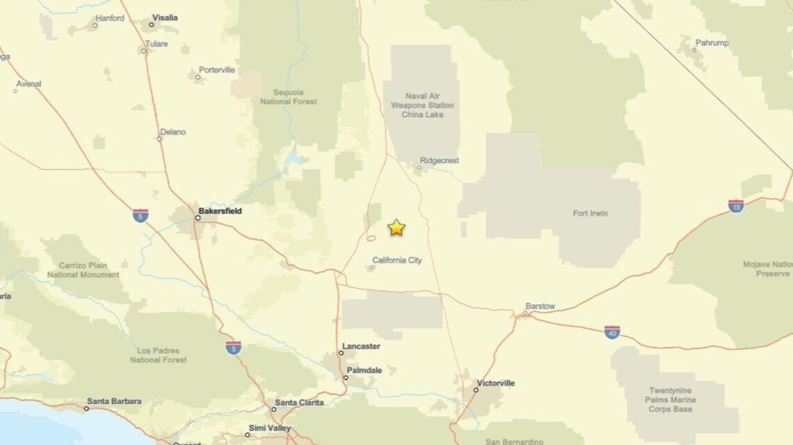 Update: Sept. 8 - 2.8 magnitude earthquake recorded close to Johannesburg, CA 