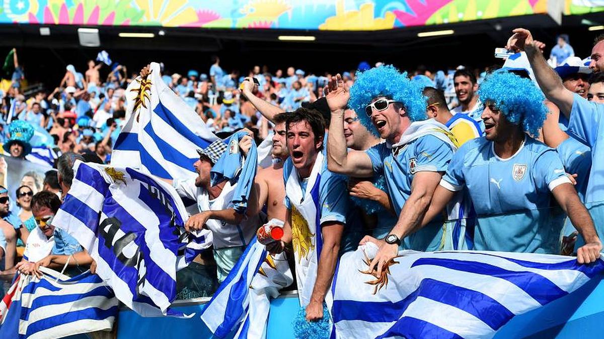  Uruguay might be tiny, but its fans are loud. | Shaun Botterill/FIFA/Getty Images 