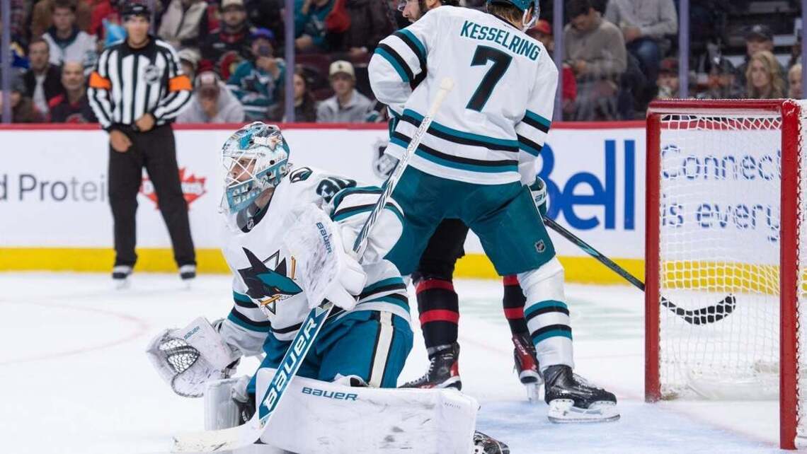 Yaroslav Askarov makes career-high 41 saves in Sharks' win over Senators 