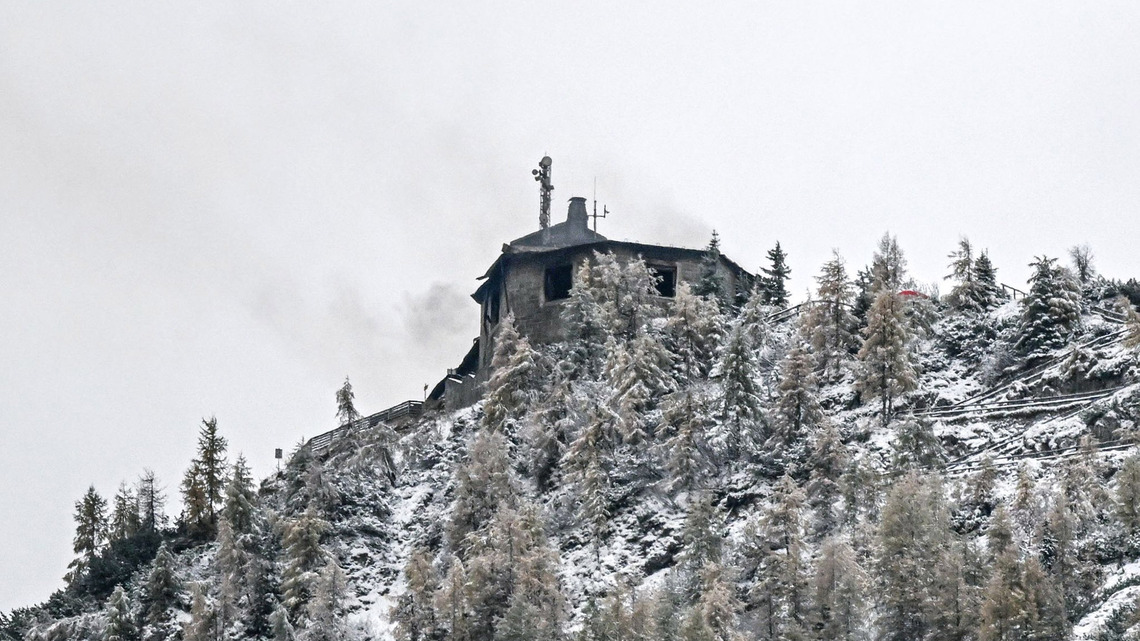 Fire largely destroys Hitler's former Eagle's Nest retreat in Germany 