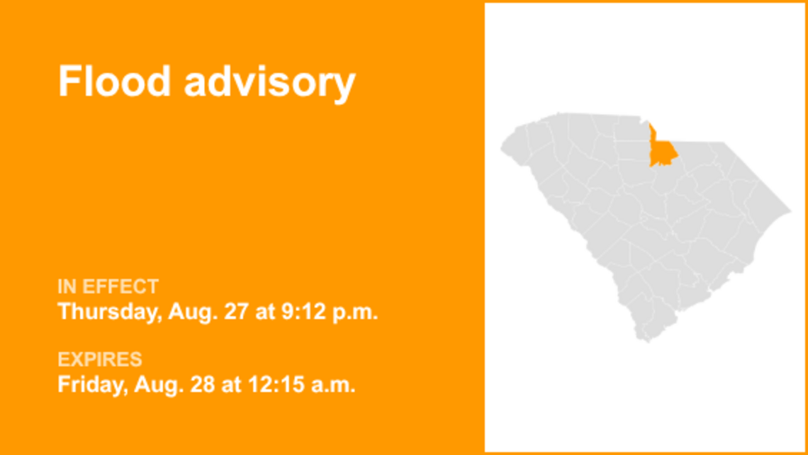 UPDATE: Flood advisory in place for Lancaster County until 2 a.m. Friday 