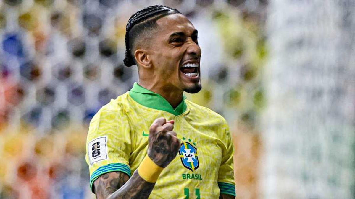 Raphinha is back for Brazil. | Andre Ricardo/Sports Press Photo/Getty Images 