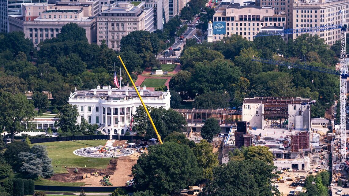White House ballroom cleared for now, but question remains: Can president legally use donations to build it? 