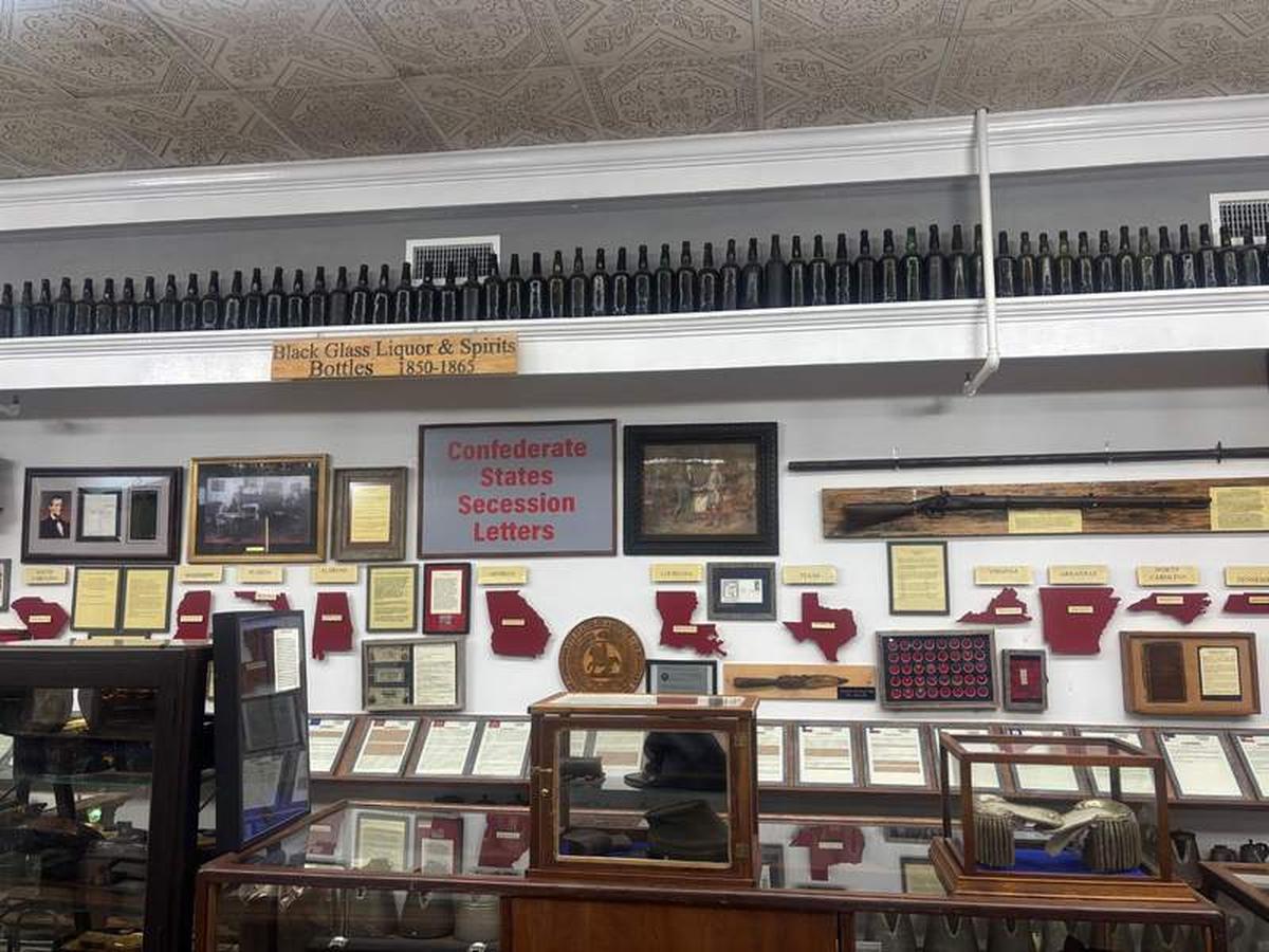  Read the Confederate States’ letters at the Civil War Museum. Photo credit: Judy Antell 