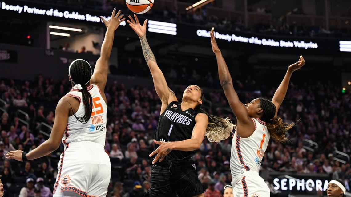 Juste Jocyte makes long-awaited debut in Valkyries' win over Sun 