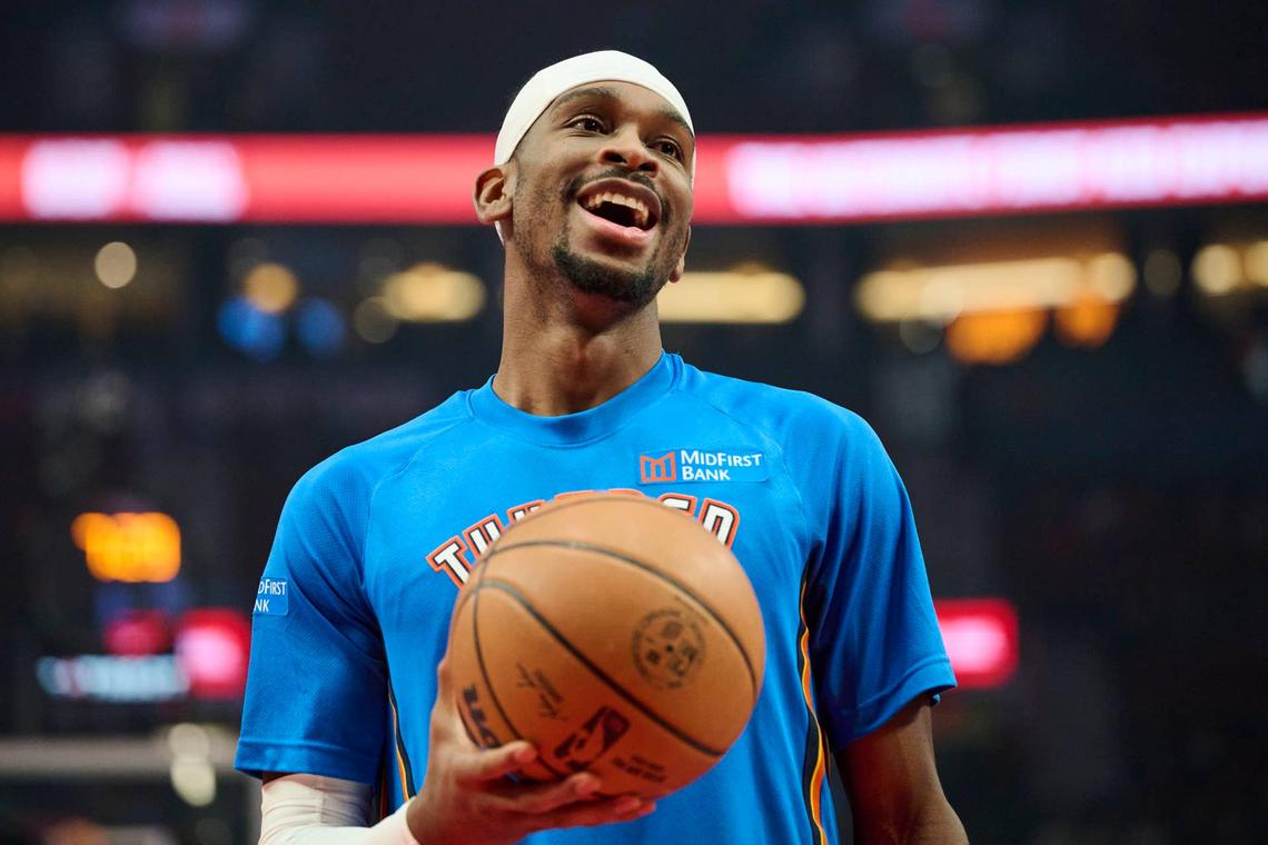  Oklahoma City Thunder guard Shai Gilgeous-Alexander. Troy Wayrynen-Imagn Images