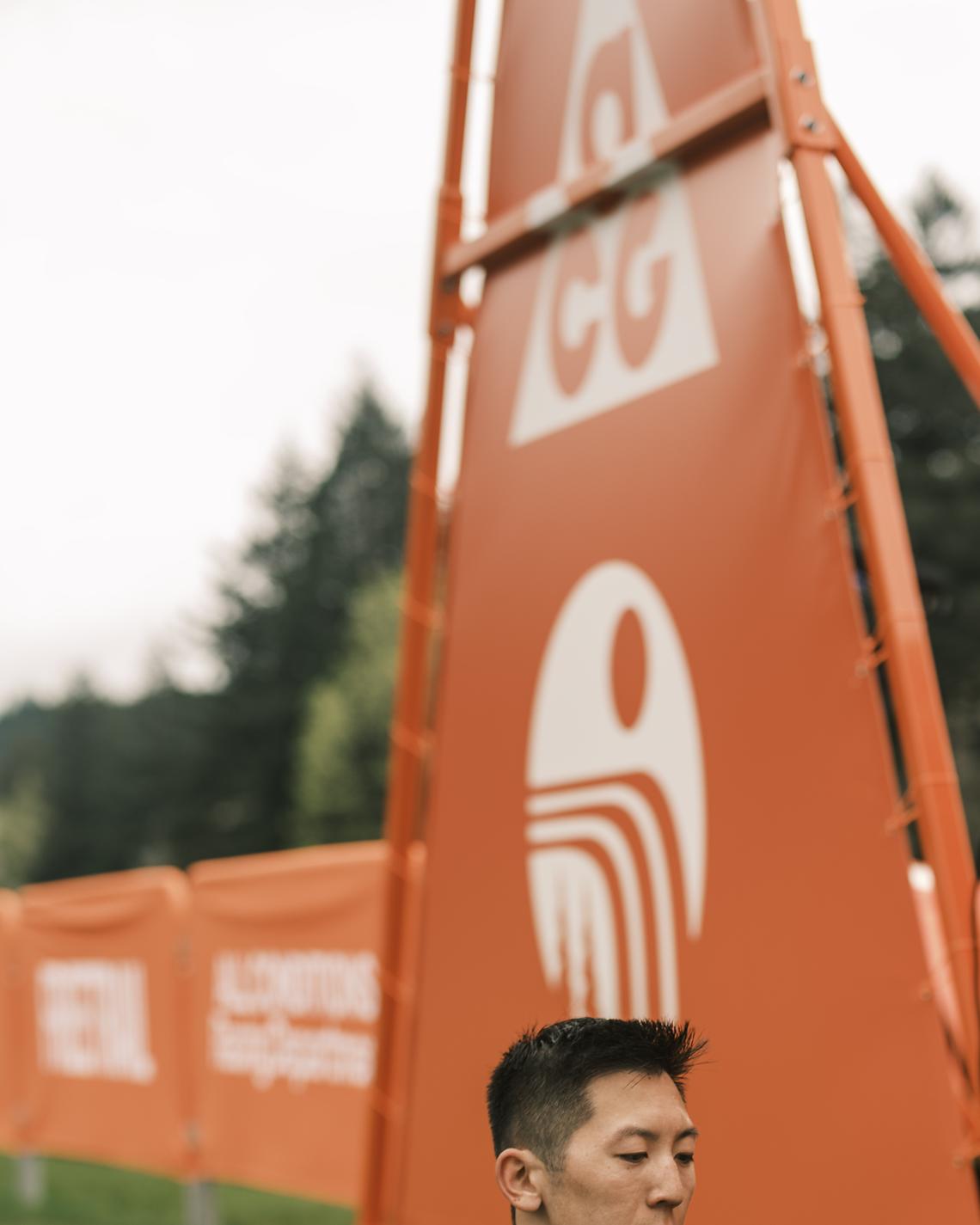Daylen Yang participates in a race in Cascade Locks, Ore., April 12, 2026. Everyday athletes are turning to A.I. chatbots for training advice. (Jordan Gale/The New York Times)