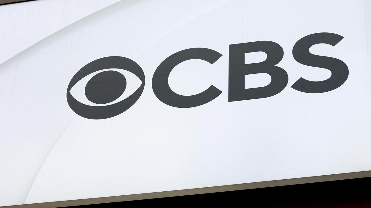 The CBS broadcasting logo is seen outside the CBS Broadcast Center on West 57th St. in Manhattan in New York City, U.S., March 20, 2026.  REUTERS/Brendan McDermid