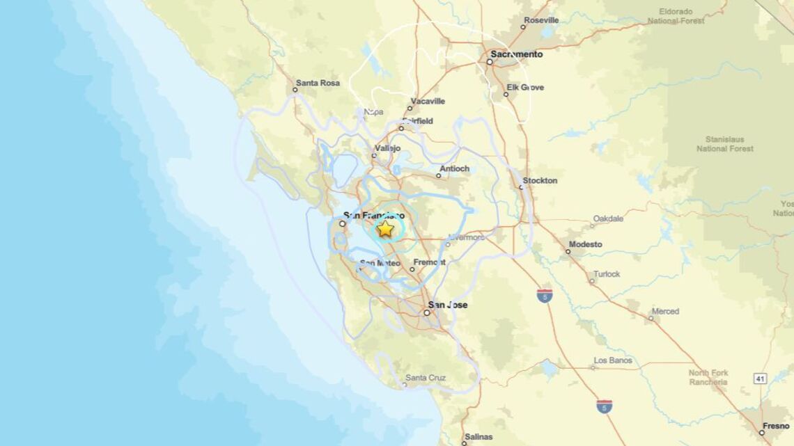 Update: 3.8 magnitude earthquake detected near San Leandro, CA on Aug. 13 