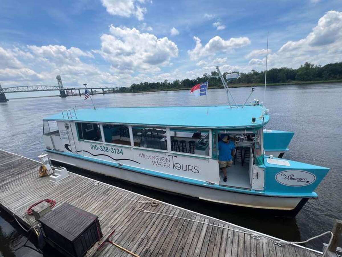  See the Wilmington Riverwalk from a different perspective by getting on the water. Photo credit: Kimberly Stroh 