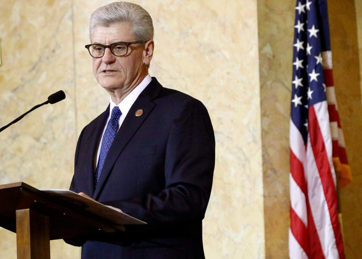 Former Mississippi Gov. Phil Bryant in 2019.