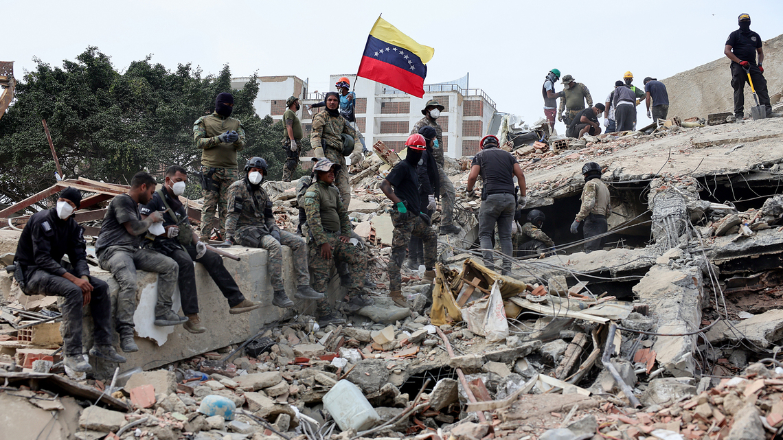 Venezuelans frustrated by earthquake response want new presidential elections 